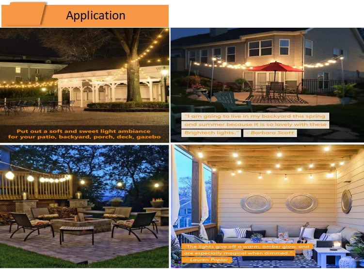 outdoor light string