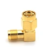 Professional rf adapter sma female to male right angle