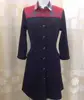 New arrivals spring stylish young ladies office shirt midi dresses