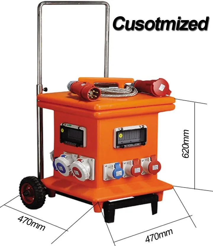 Portable Power Distribution Board Box Electric Plug Socket Waterproof