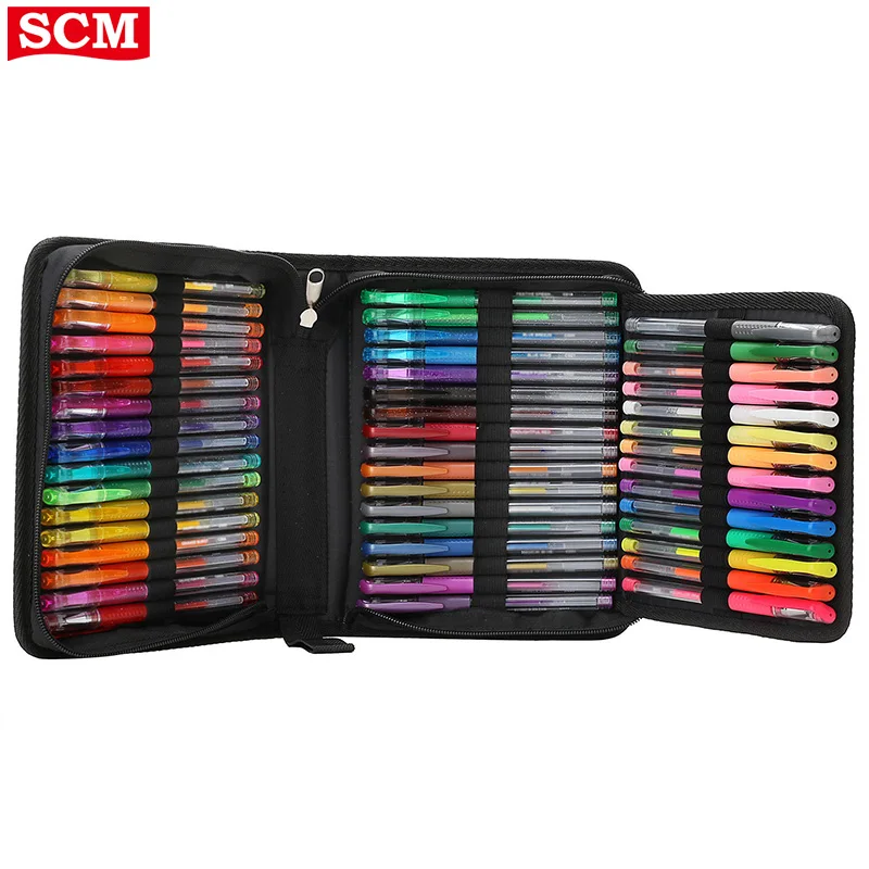 gel pen set with case