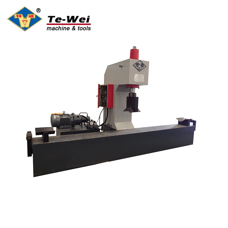 pole straightening machine