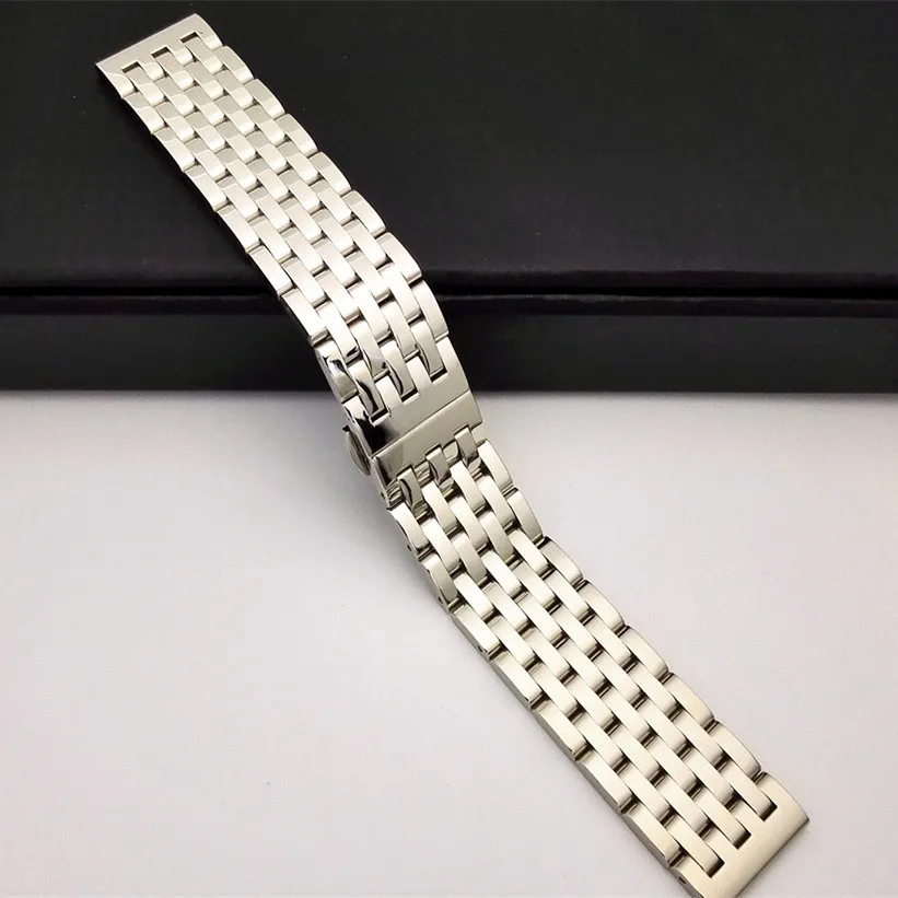 Stainless Steel 2 Pieces Watch Band With Quick Release Spring Bars