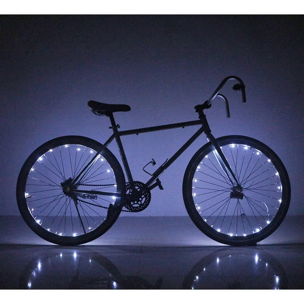 Sinohamm Usb Rechargeable Bike Spoke Lights String Cycling Wheel Lights