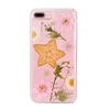 Custom printing fruit and Flower cellphone case TPU transparent mobile phone shell
