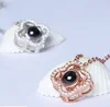 fuxing new party birthday festival 925 silver four leaf clover lady 925 Sterling Silver Jewelry Necklace