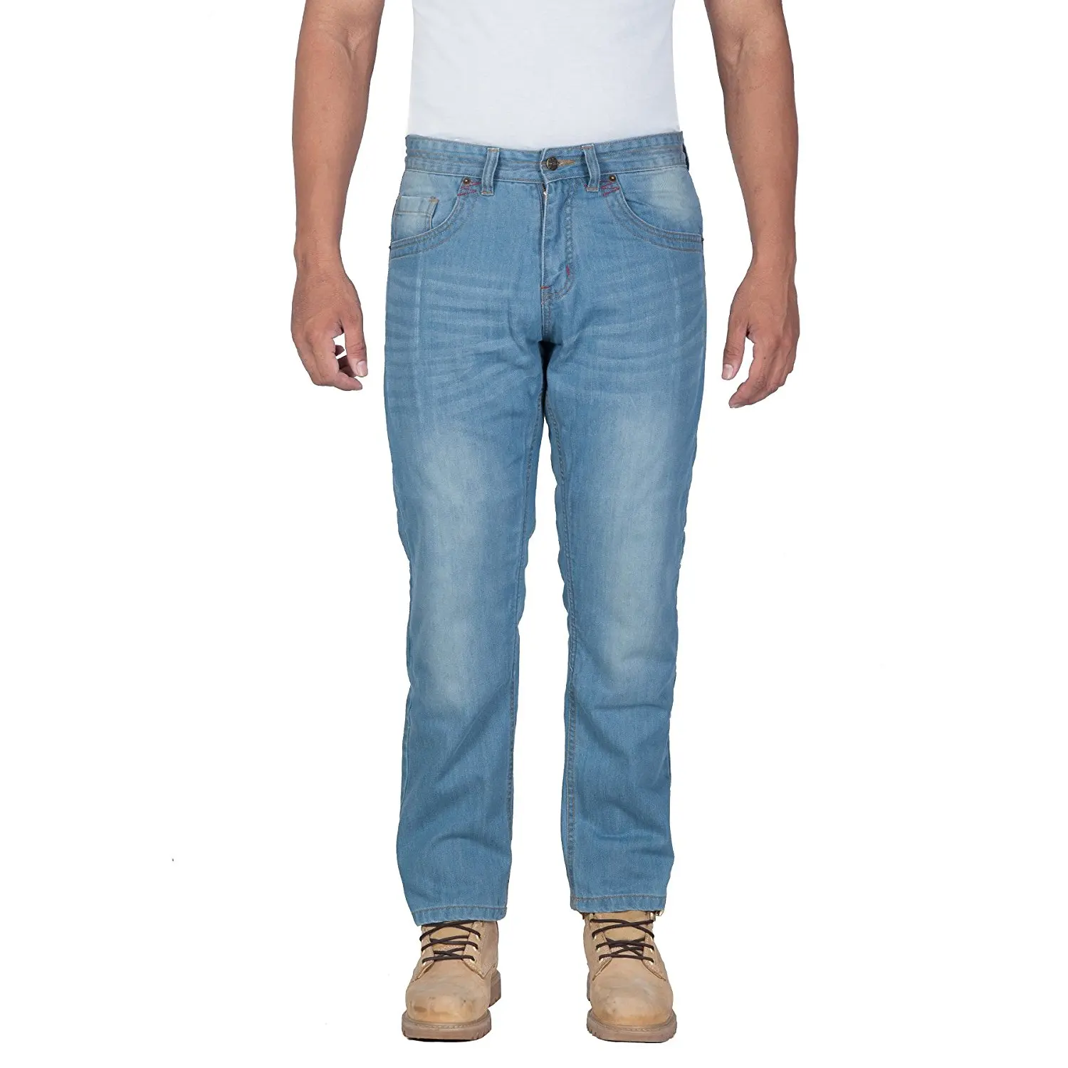 OneDayMore Spantik Straight Fit Aramid Lined Motorcycle Jeans, Free Armours, 8004