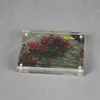 4x6 inches and 5x7 inches magnets joined acrylic block picture photo frame