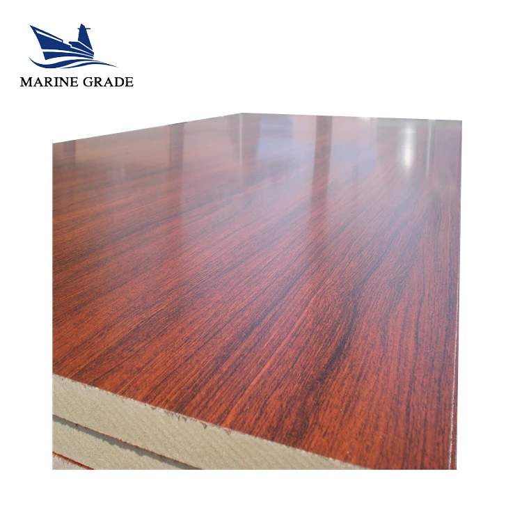 high quality white melamine paper faced plywood shut erring plywood Marine Plywood