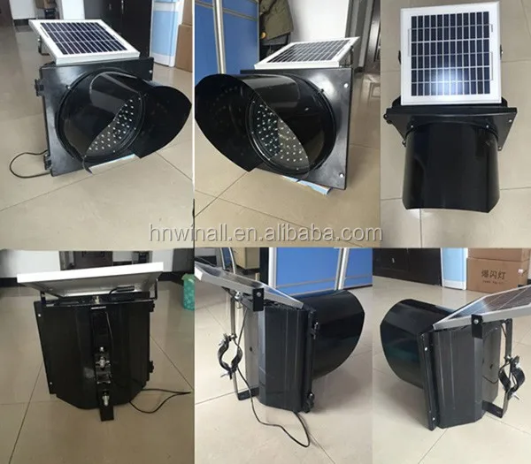 Yellow Flashing Zebra Crossing Pedestrian Crosswalk Led Flashing Solar