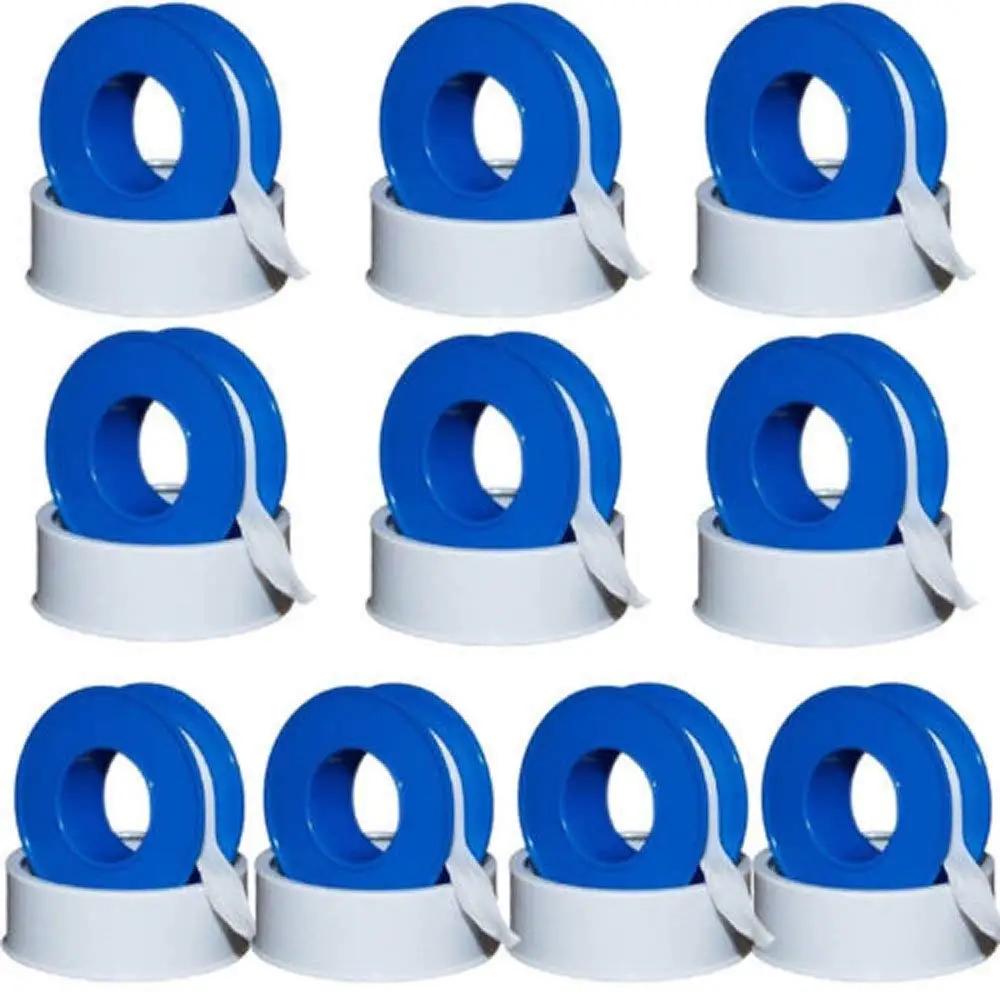 10 Rolls Teflon Thread Seal Tape PTFE Industrial Sealant Tape Masking Tape For Sealing Pipe Threads Water Pipe
