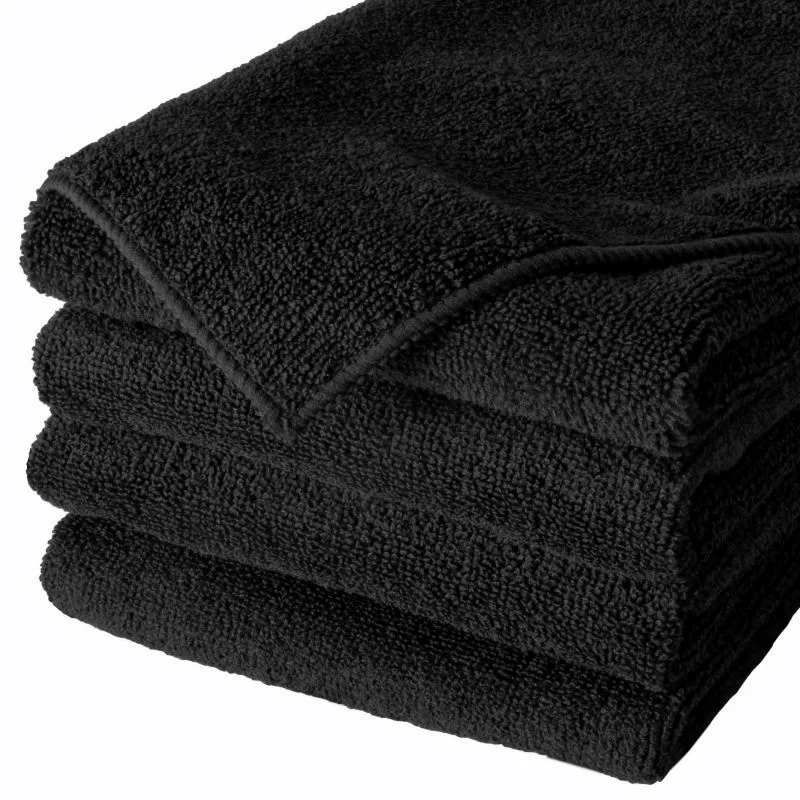 100% Cotton Plain Dyed Wholesale Black Bath Towels - Buy Wholesale Black Bath Towels,Black 