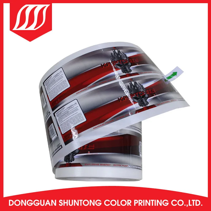 Custom Plastic Bottle Label / Roll Peel Off Labels /adhesive Label Sticker Buy Roll Peel Off