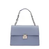 Sky Blue Color Women Plain Leather Handbag Purse Shoulder Bags Wholesale