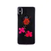 Epoxy Fashion Phone Case For Iphone Flower Plating Pc+Tpu Case For Iphone x / Xs