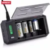 intelligent Universal AA AAA 1.2V 9V 6F22 C D multifunction rechargeable battery charger with USB LCD