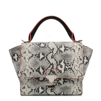Decent Shoulder Bags Leather Handbags Snake Skin Exotic Satchel Decent Shoulder Bags Leather Handbags Snake Skin Exotic Satchel