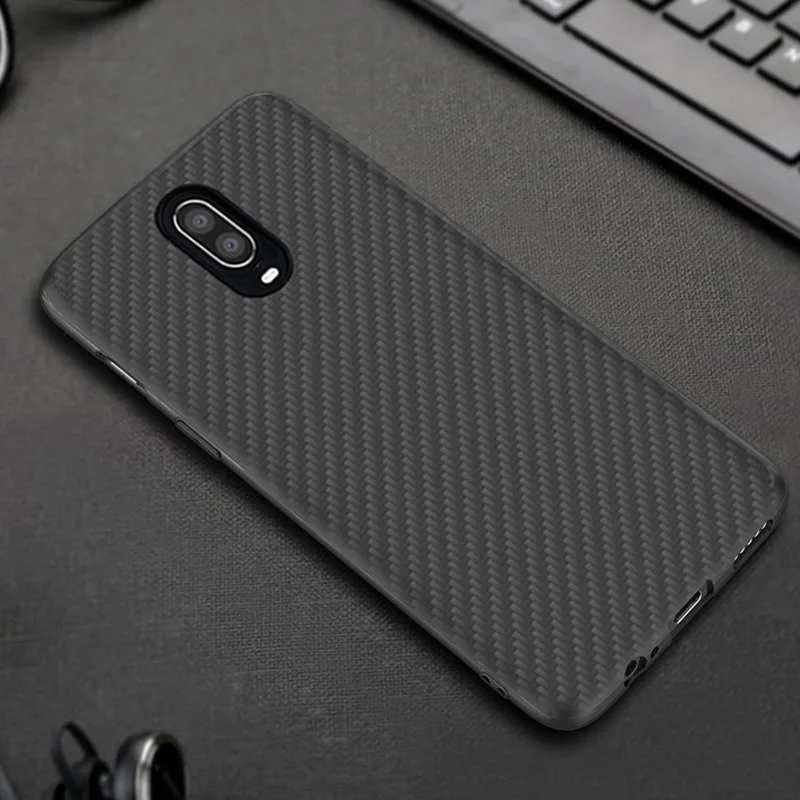 Aramid fiber case Cover For oneplus 6T Protective Shell Back Case