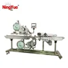 clam shell food box labeling machine for two labels on top and bottom surface