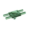 Safety Cable Earthing Clip Wedge Double Conductor Rod Clamp
