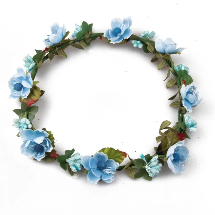 New style wedding headband with fabric flower crown jewelry