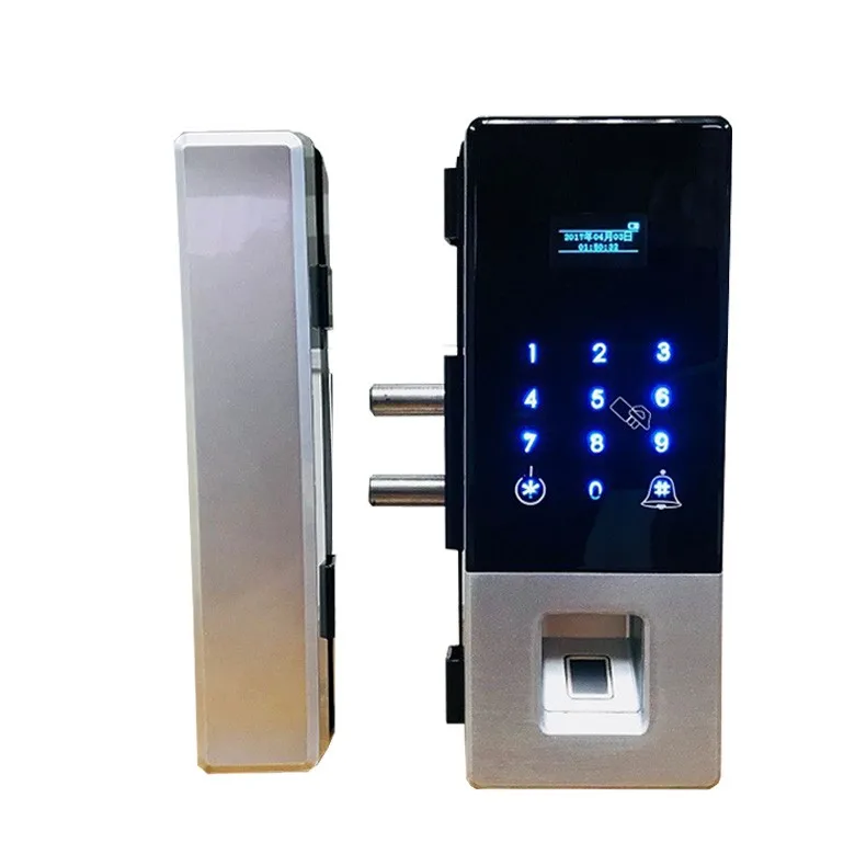 New Automatic Sliding Frameless Smart Digital Wifi Remote Glass Door