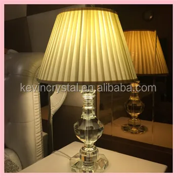 crystal base table lamp