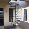 Glass or Steel Step Indoor/Outdoor Spiral Staircase