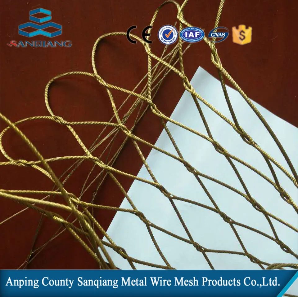 Stainless Steel Wire Rope Ferrule Mesh/safety Balustrade For