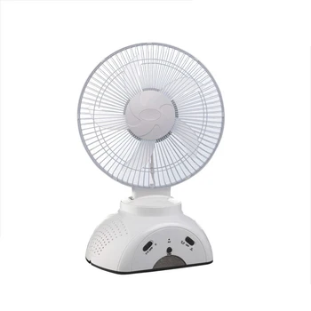 rechargeable table fan with light