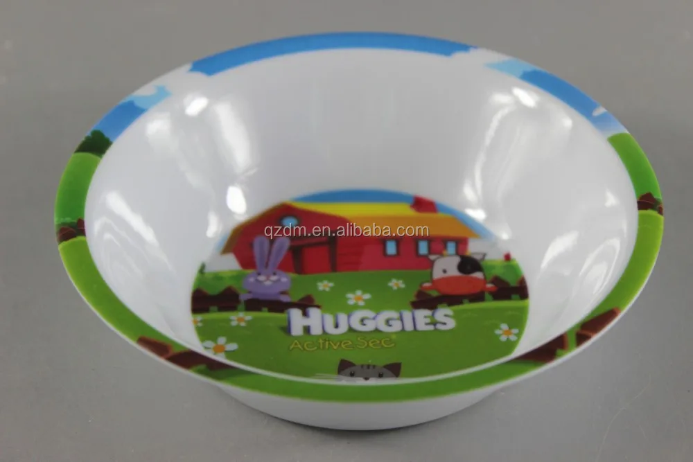 6 Inch Melamine Plastic Cereal Bowls For Children
