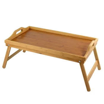 bed tray table with folding legs