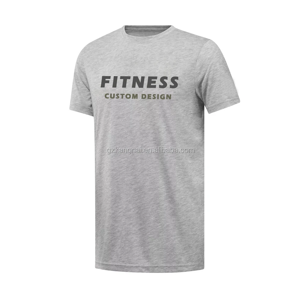 Custom Gym Fit Shirt Design Printed Tshirt For Sport Apparel Oem Tri