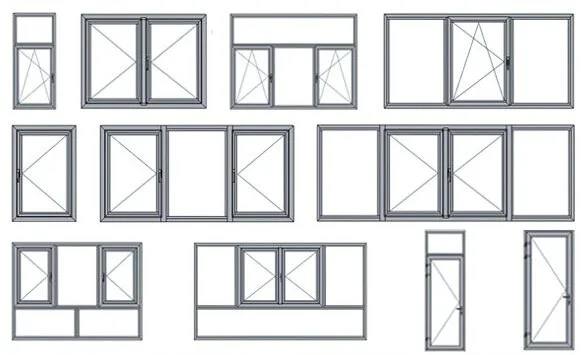 Casement Window Plastic Transparent Window Upvc Windows - Buy Pvc ...