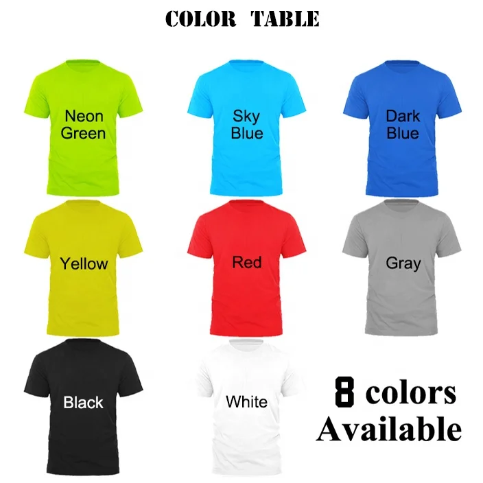 Wholesale Custom Printing Logo Tshirt Quick Dry T Shirt Polyester