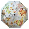 eco friendly digital print custom design automatic portable light weight aluminium gifts umbrella zoo party