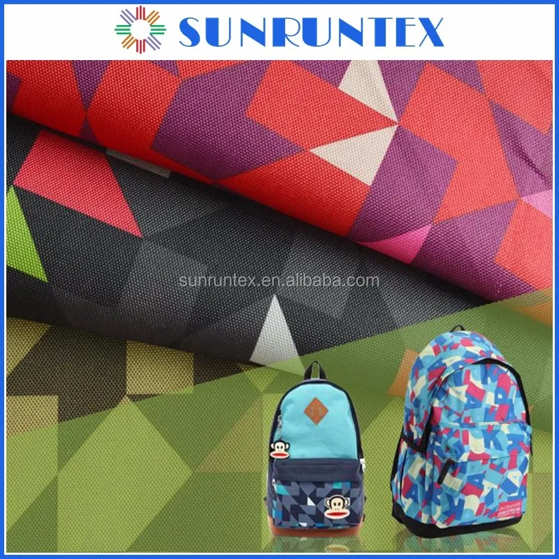 Pu Coated Printed Backpack Fabric Buy Printed Backpack Fabric