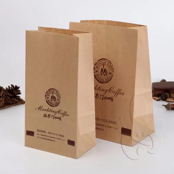 Wholesale Custom Baguette Kraft Paper Bakery Bread Bag For ...