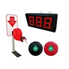 3-Digit Big Screen Wireless Waiter Call Button Queue Number Machine Ticket Desk Column Dispenser
