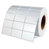 Custom Factory Price Self Adhesive 30*20mm Silver Barcode Label for Supermarket