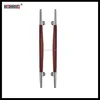 Round tube 31inch total length SUS304 stainless steel middle wood glass /wood door handle the installation back to back handle