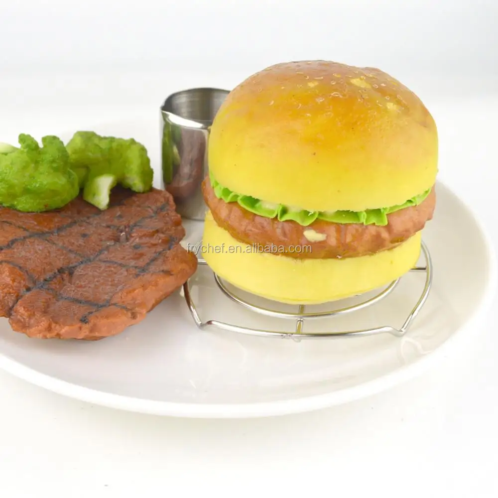 Stainless Steel Burger Holder Burger Rack Burger Lift Stand,Metal Wire Sandwich Hamburger
