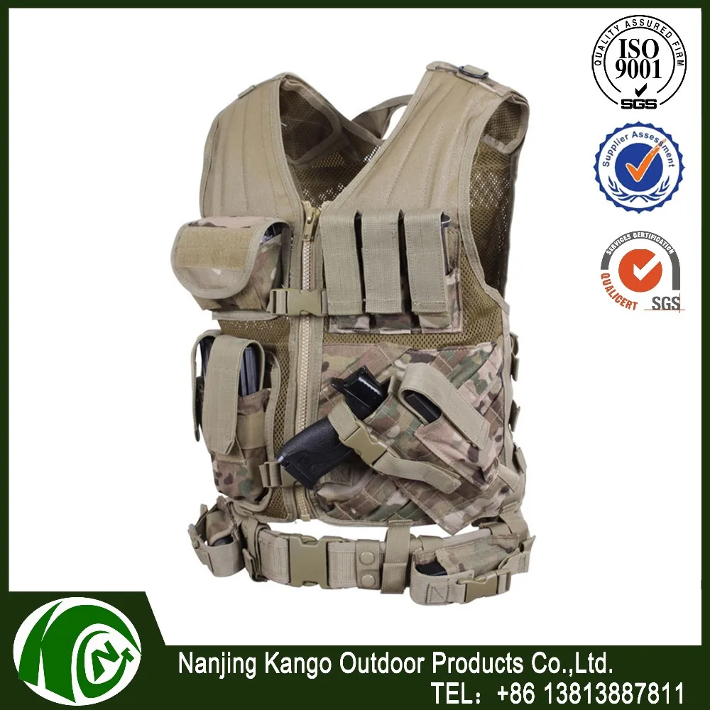Kango Military Gear Tactical Vest Airsoft,Police Tactical Vest Combat
