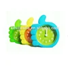 Kid Fluorescent Creative Finger Shape Silicone Table Alarm Clock