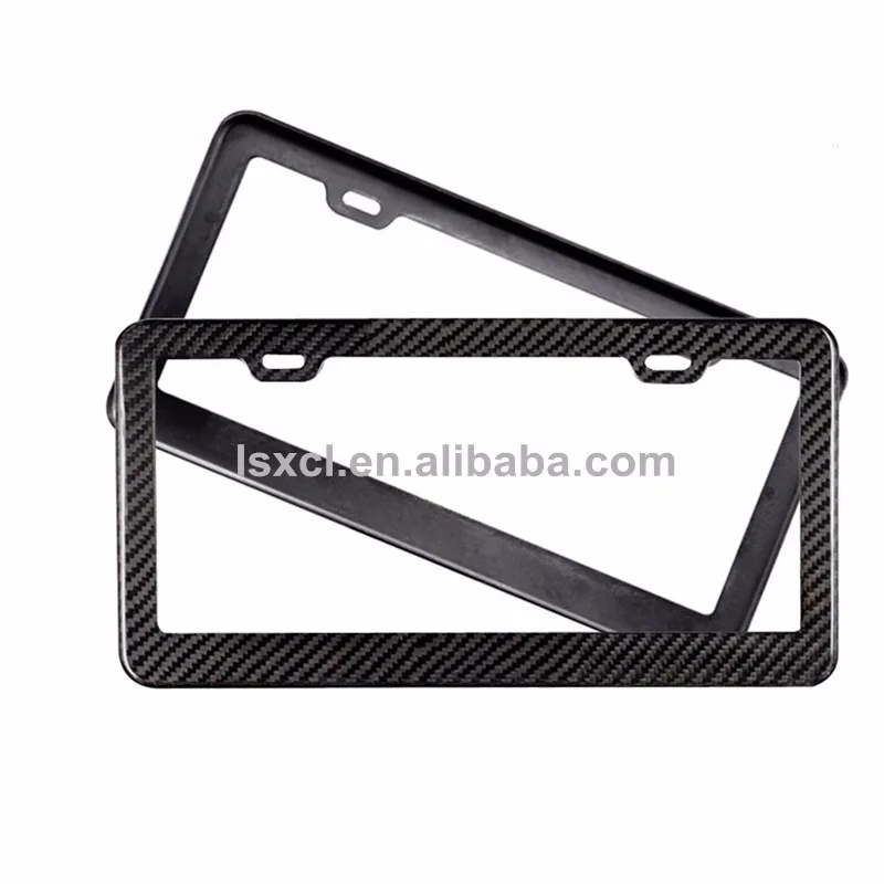 New Design 100 Real Carbon Fiber License Plate Frame With Good
