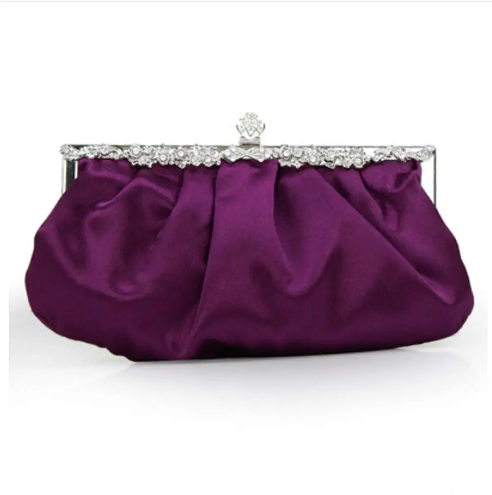 dark purple clutch bag