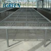 Aluminum benches for greenhouses