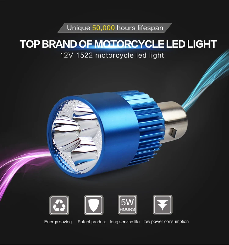 9W 12V motorcycle led headlamp bulbs