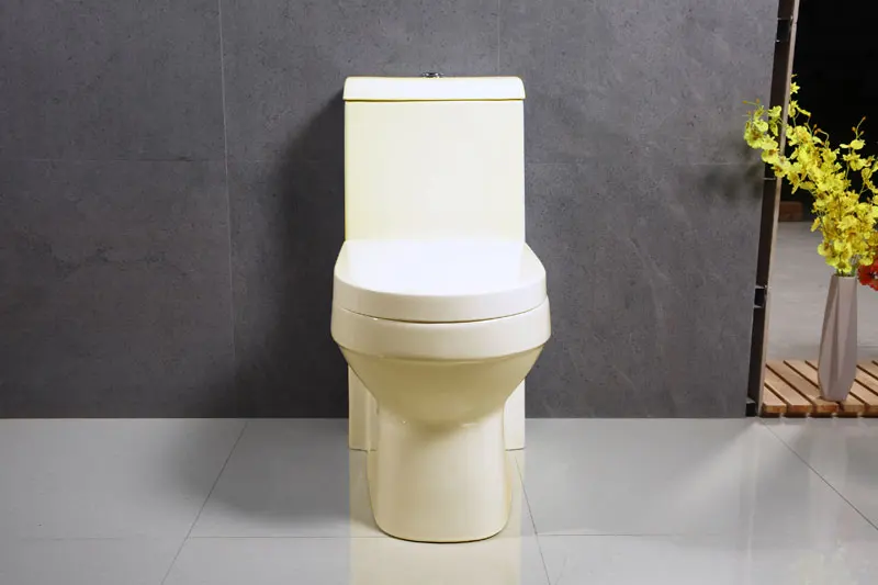 Muslim China YIDA Beige Color luxury Commercial Bathroom Accessories Back To Wall Wc Tank Sanitary Ware Toilet And Sink Set