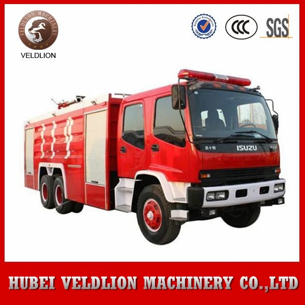 ISUZU double cabin fire truck, fire fighting truck.jpg